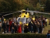 Dicht umstanden die Besucher den Rettungshubschrauber.