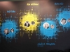 Eine \"Wall of fame\" stimmt auf die Ausstellung ein.
