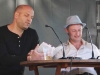\"Schüchtern\" ist Autor Florian Werner (links), ...