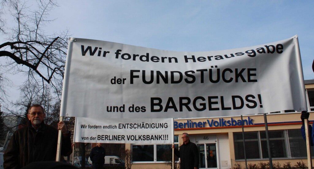 Demonstration Interessengemeinschaft Tunnelraub