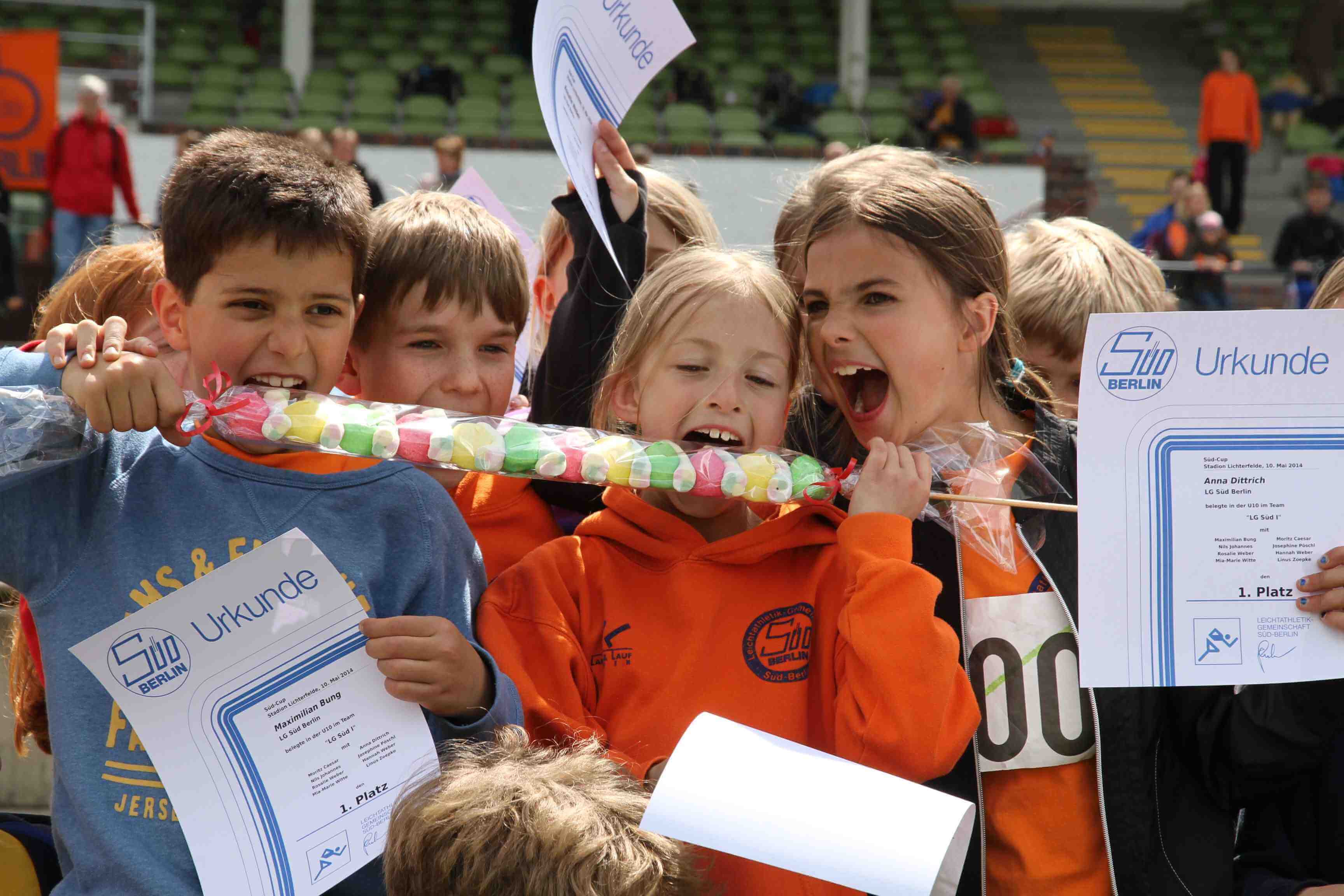 Sprinten, Springen, Werfen: 250 Kinder gingen beim Kinder-Leichtathletik-Cup in Lichterfelde an den Start