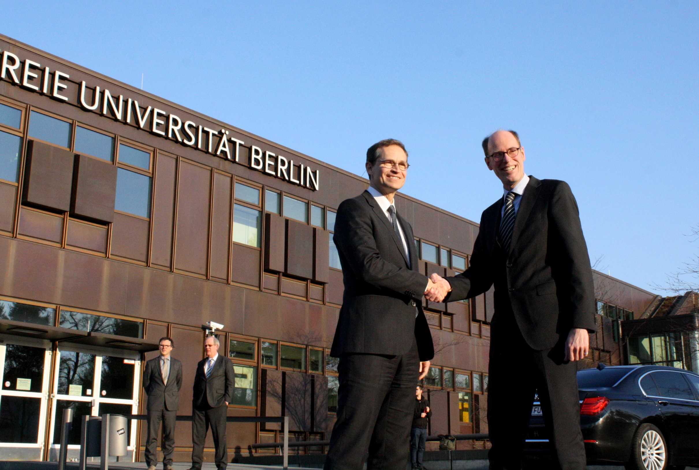 Antrittsbesuch an der FU: Gestatten, Müller, Regierender Bürgermeister