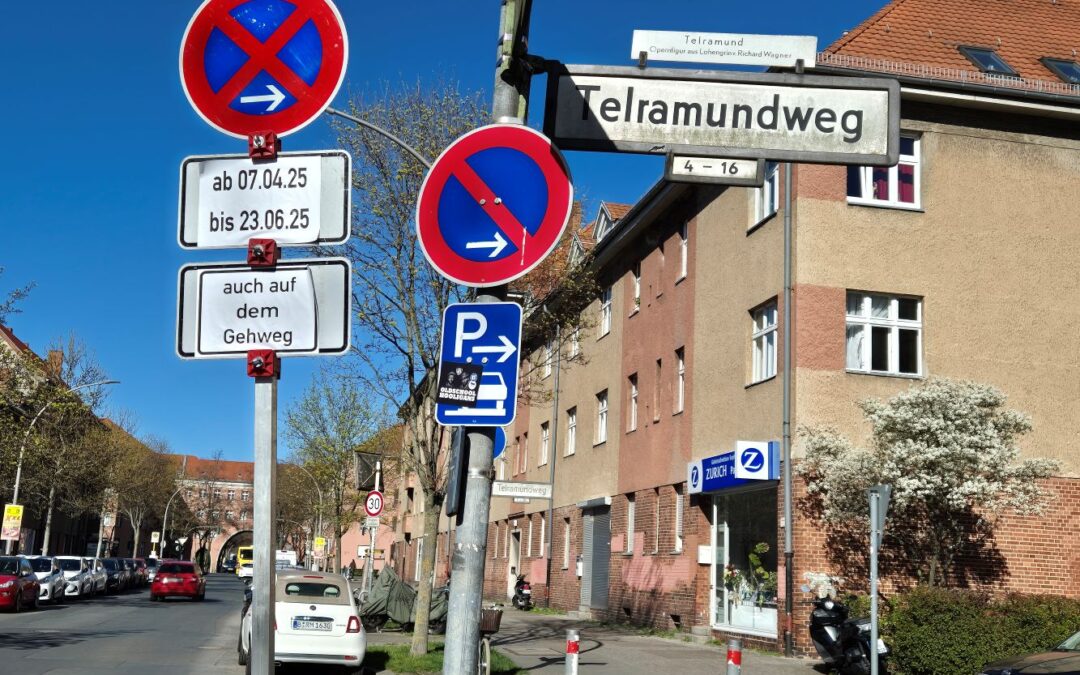 Klingsorstraße: Verwirrung um Baustelle der Wasserbetriebe