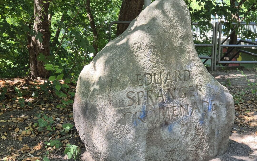„Eduard Spranger war ein Antisemit“