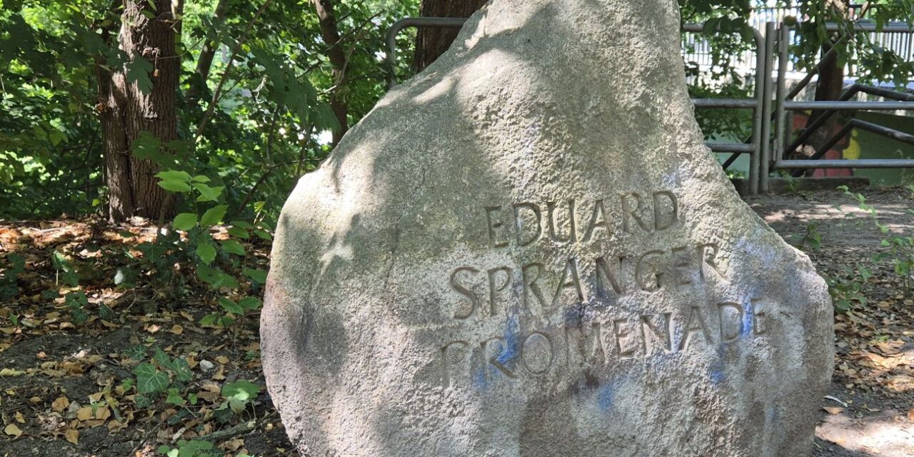 „Eduard Spranger war ein Antisemit“