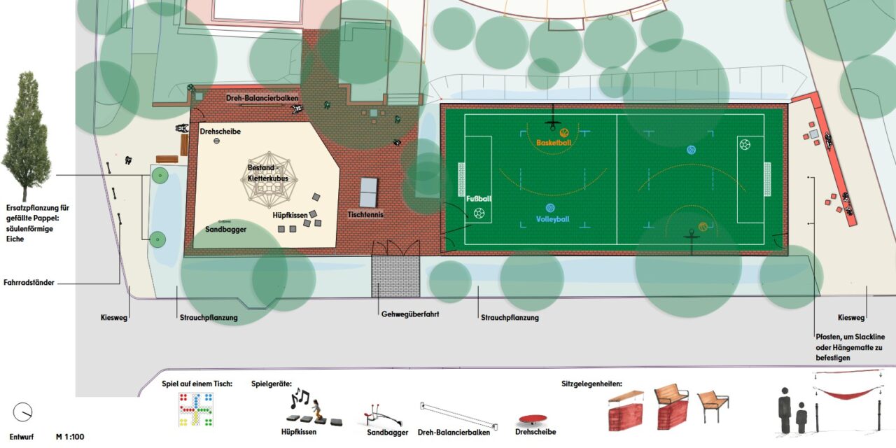 Spiel- und Bolzplatz Bernkastler Platz wird saniert