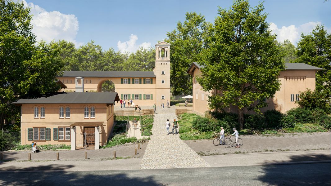 Schloss Glienicke: Baustart für Besucherzentrum