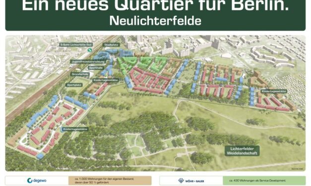 Neues Wohnquartier Neulichterfelde: bald geht’s los