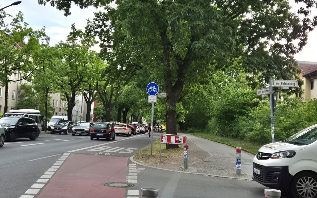 Radweg Unter den Eichen: Desaster mit Ansage